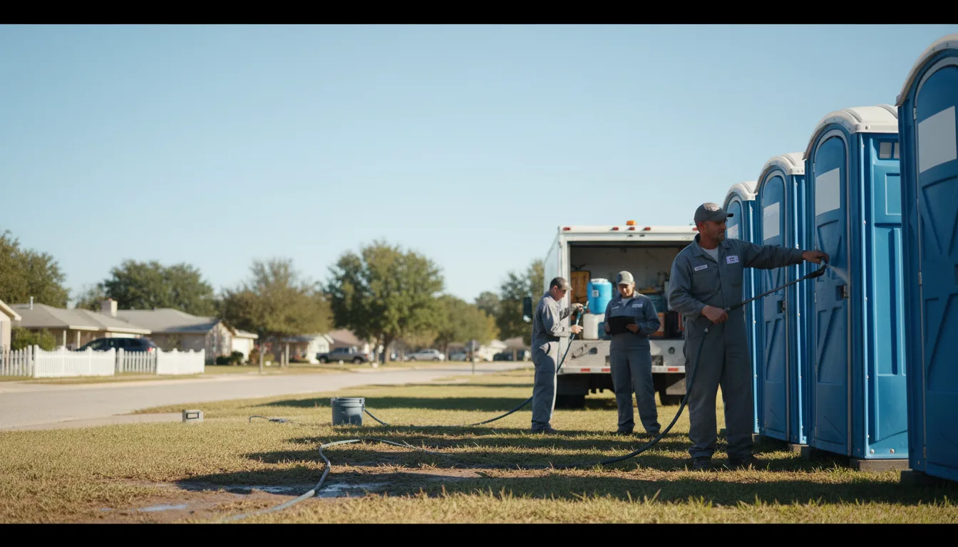 Long-Term Portable Toilet Rental in Denham Springs, LA near me